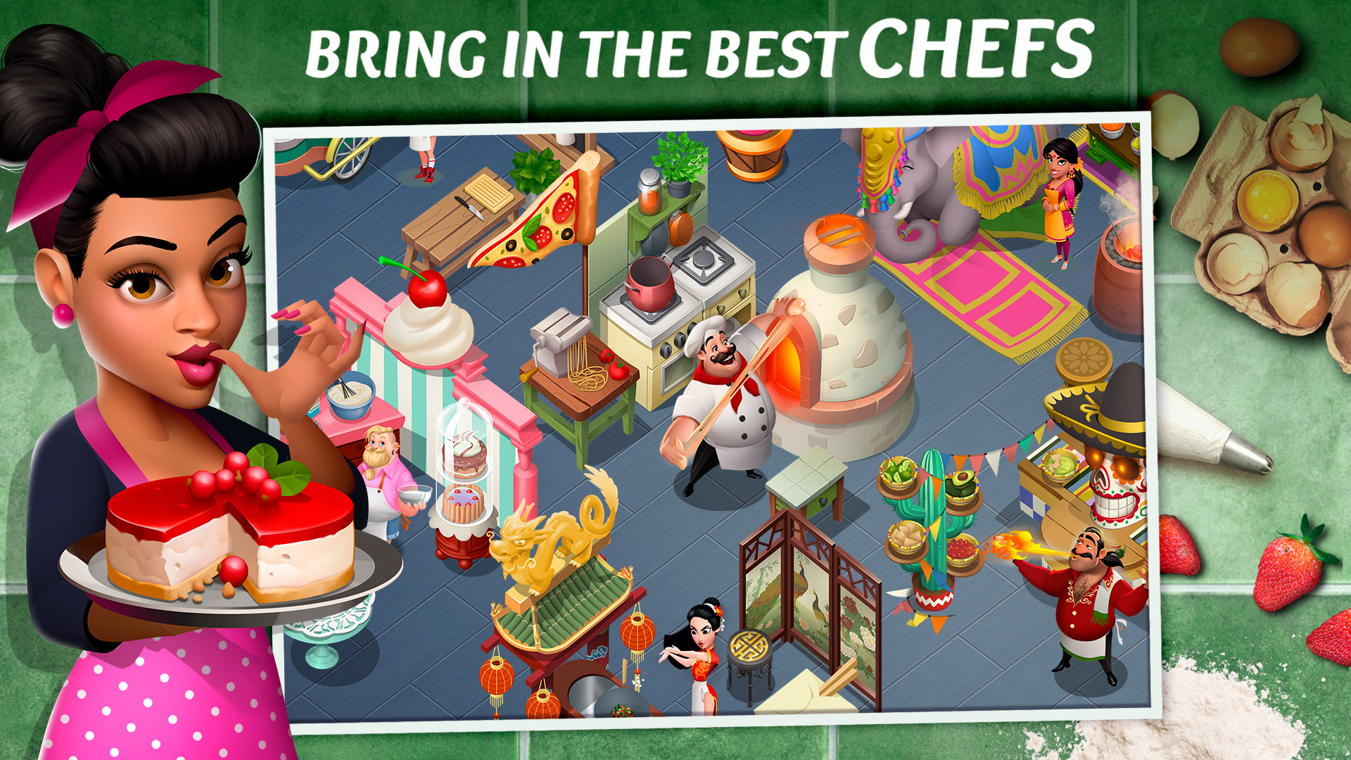 Bring in the best chefs